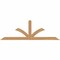 Ekena Millwork Richland Smooth Timber Gable Bracket, Western Red Cedar, 72"W x 24"H x 3 1/2"D x 3 1/2"F, 8/12 Pitch GBW072X24X0404RIC00SWR - alternate 1